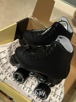 Patins à roulettes unisexes Sure-Grip Malibu noirs NIB Hommes 1 / Femmes 2