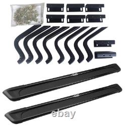 Planches de course noires Westin Sure-Grip avec support pour Explorer Mountaineer 02-05