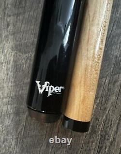 Queue de billard/pool Viper Sure Grip Pro noire + mallette rigide Casemaster Q-Vault 1x1