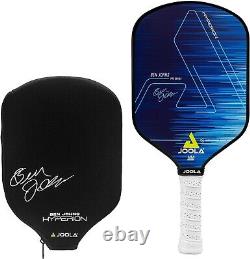 Raquette de pickleball professionnelle par Ben Johns, cadre en carbone durable, prise sûre