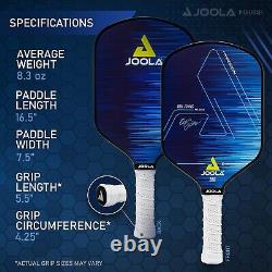 Raquette de pickleball professionnelle par Ben Johns, cadre en carbone durable, prise sûre