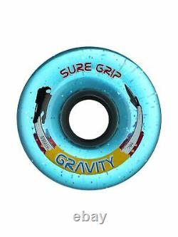 Roues À Roulettes Glitter Gravity Grip Sure-grip Roues De Patinage Bleu