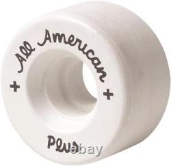 Roues Sure-Grip All American Plus pour patinage en salle 55 mm, blanches