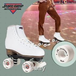 Roues Sure-Grip All American Plus pour patinage en salle 55 mm, blanches