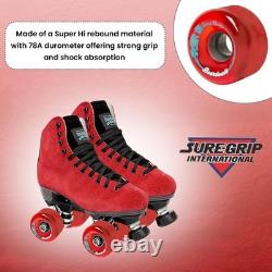 Roues de patins à roulettes extérieurs Sure-Grip Boardwalk en uréthane de 65 mm