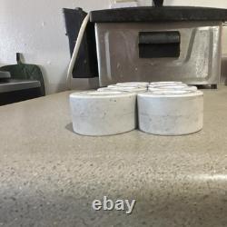 Roues de roller Sure-Grip All American Plus blanches, ensemble de 8