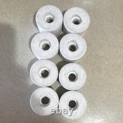 Roues de roller Sure-Grip All American Plus blanches, ensemble de 8