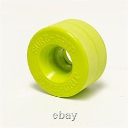 Roues de rythme en velours Sure Grip Lime Green 55mm (paquet de 8)