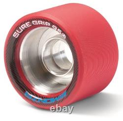 Roues de vitesse Sure-Grip Monza en aluminium avec moyeu (62 mm, paquet de 8, 93A, 95A, 98A)