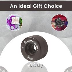 Roues noires Sure-Grip All American Plus intérieures de 55 mm, noires