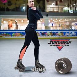 Roues noires Sure-Grip All American Plus intérieures de 55 mm, noires