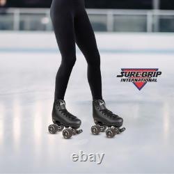 Roues noires Sure-Grip All American Plus intérieures de 55 mm, noires