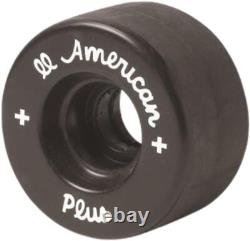 Roues noires Sure-Grip All American Plus pour intérieur de 55 mm, noires