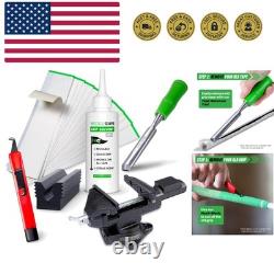 Set de regrippage de golf avec plusieurs bandes adhésives, étau de banc et solvant de qualité