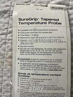 Sonde de température conique à prise sûre Fluke 80PK-26