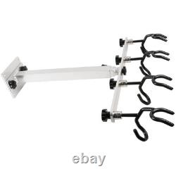 Support de canne à pêche en aluminium avec prise sûre, support pour canne en acier recouvert de PVC