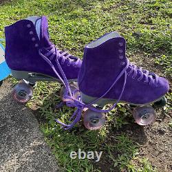 Sur-grip Boardwalk Purple Roller Skates Taille 8 (femmes Taille 9/10) Jamais Worn