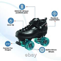 Sure Grip GT50 Patins à roulettes Motion élégants pour l’extérieur pour hommes taille 9, noirs