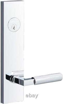Sure-Loc LV307 GRIPKN Levanto Poignée de porte à cylindre simple avec clé Chrome