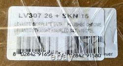 Sure-Loc LV307 GRIPSKN Levanto Levier d'entrée à cylindre unique avec clé Chrome