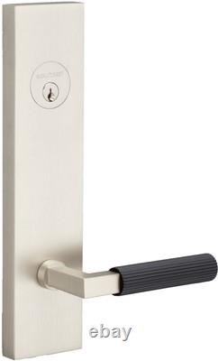 Sure-Loc LV307 GRIPSKN Levanto Poignée de porte à cylindre simple avec clé en nickel satiné