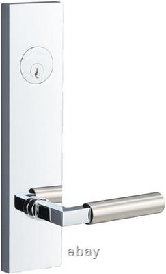 Sure-Loc LV307 GRIPSM Levanto Poignée de porte à cylindre simple avec clé Chrome