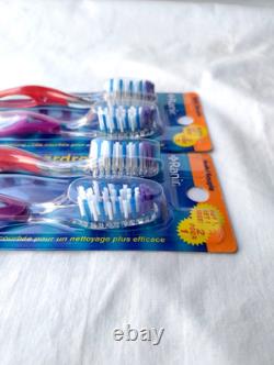 Vtg 2 Lot Ranir Brossettes Manuelles Poignée Confortable en Goutte d'Eau Souple Rare