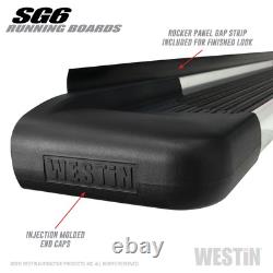 Westin 27-64710 Barres de seuil Sure-Grip (SG6) Fini en acier inoxydable poli